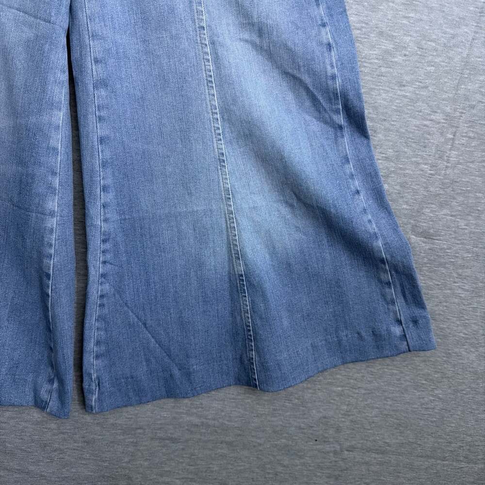 Anthropologie Pilcro Women's Size 28 Blue Denim Mid-Rise Wide Leg Jeans - Picture 6 of 14